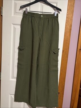 Olive Green Cargo Pants